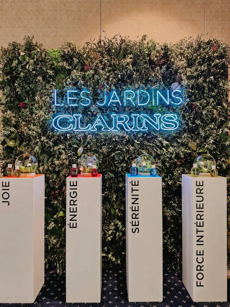 Nuances Florales Fleuriste entreprise marques CLARINS 1