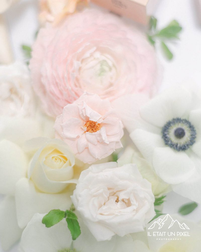 Nuances Florales Fleuriste entreprise marques Flatlay ©Il etait un pixel 7