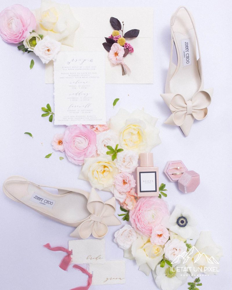 Nuances Florales Fleuriste entreprise marques Flatlay ©Il etait un pixel 9